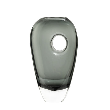 Medium hole gray vase