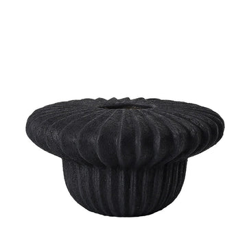folded circular vase