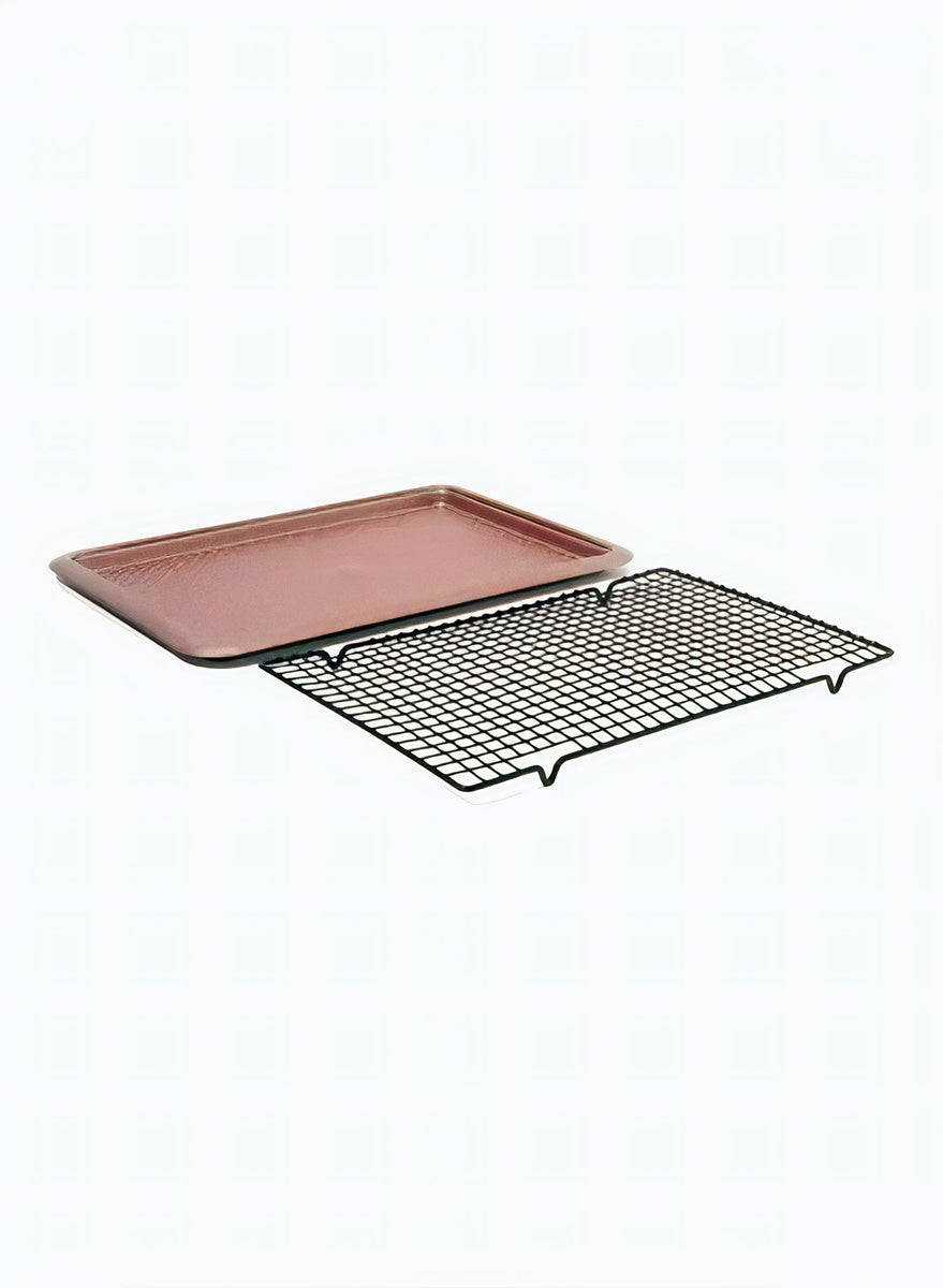 Cookie Sheet With Broiler Rose/Black Tray Tanatel Furniture
