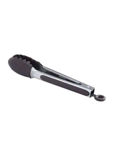 B421D4-SILICONE FOOD TONG 9-COFFEE