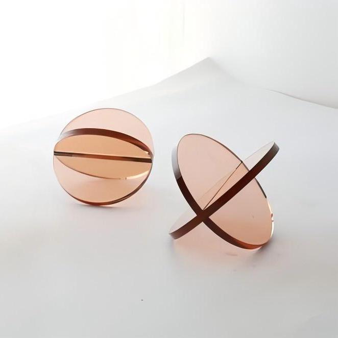 Crystal desktop statue