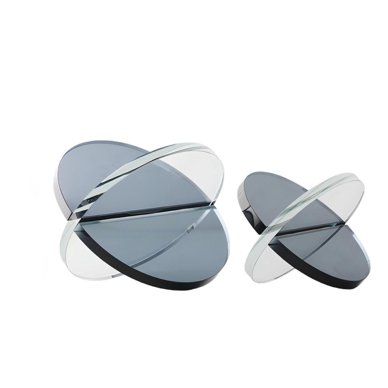 تمثال سطح المكتب الكريستالي - ازرق