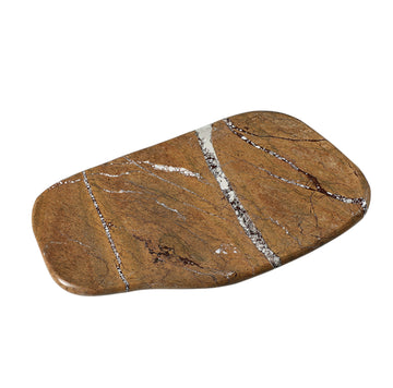 Simple Stone Plate Coffee - Natural marble