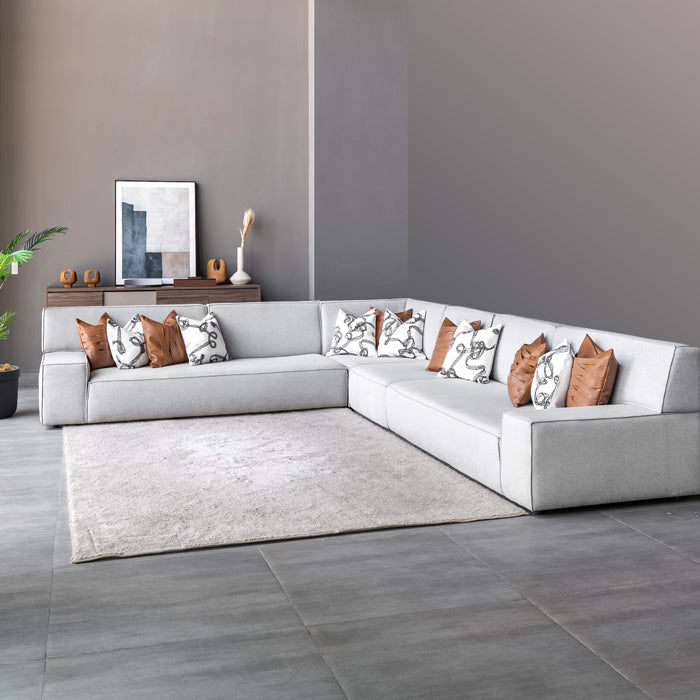 Solid Sectional Sofa Set