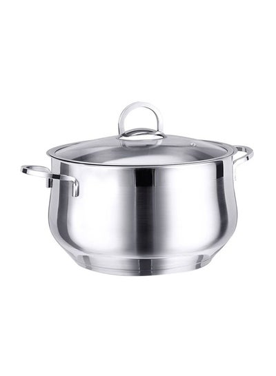 RUMBA 18 CM RHON CASSEROLE WITH Z TYPE LID SILVER 18X10CM