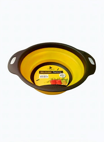 Small Colander Yellow/Brown