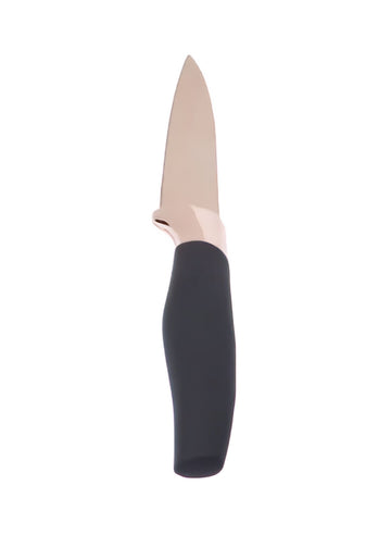 Aria Paring Knife, Black/Rose Gold