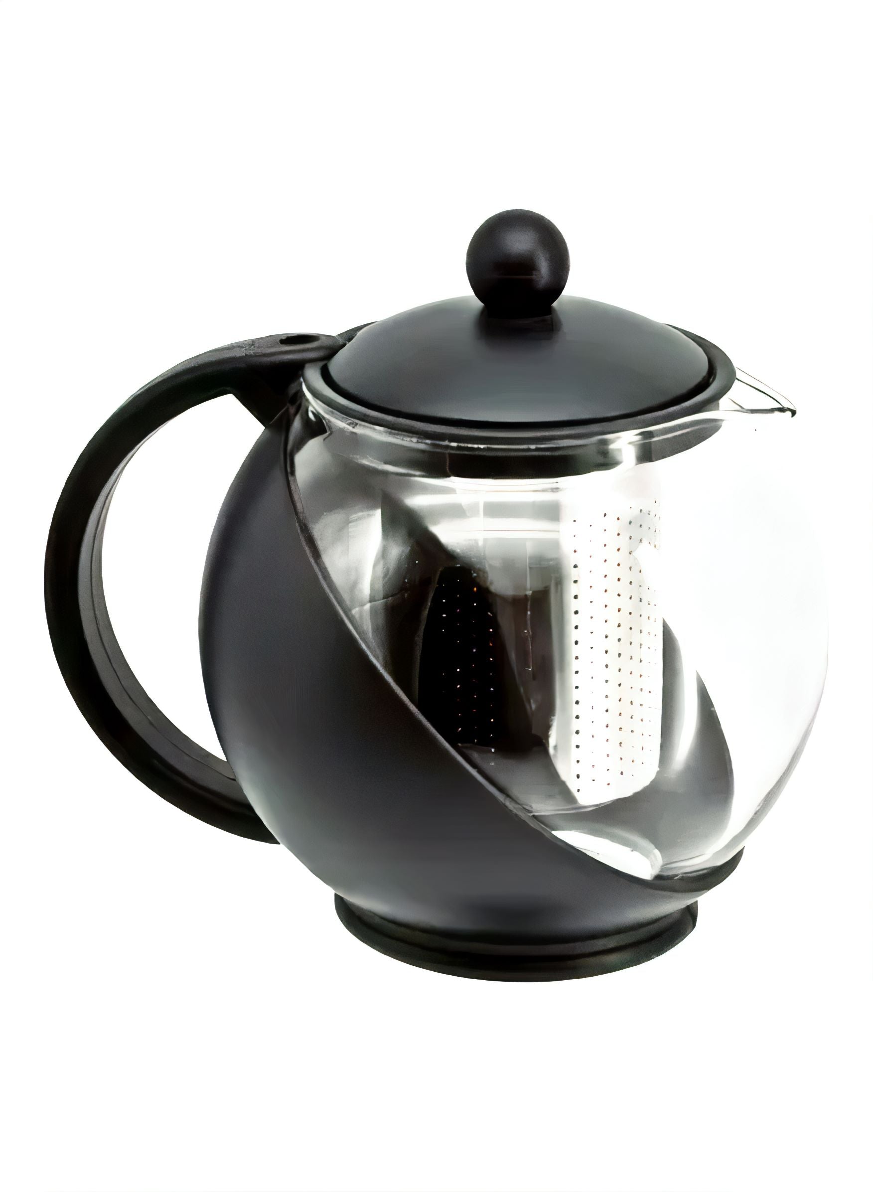 Glass Tea Pot Clear/Black